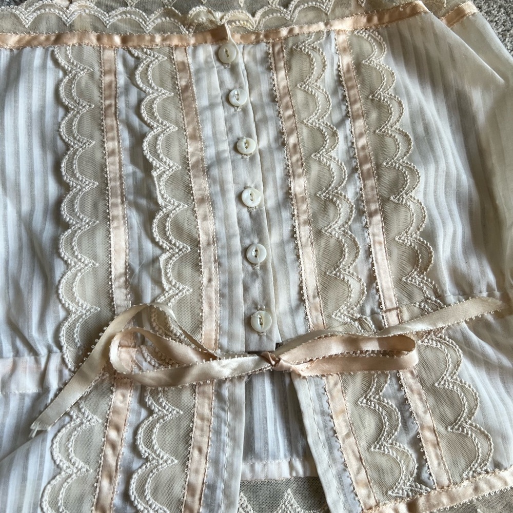 Vintage Gunne Sax Size 9 Floral Calico Prairie Set Blouse Skirt Cottagecore 70’s - Picture 3 of 11